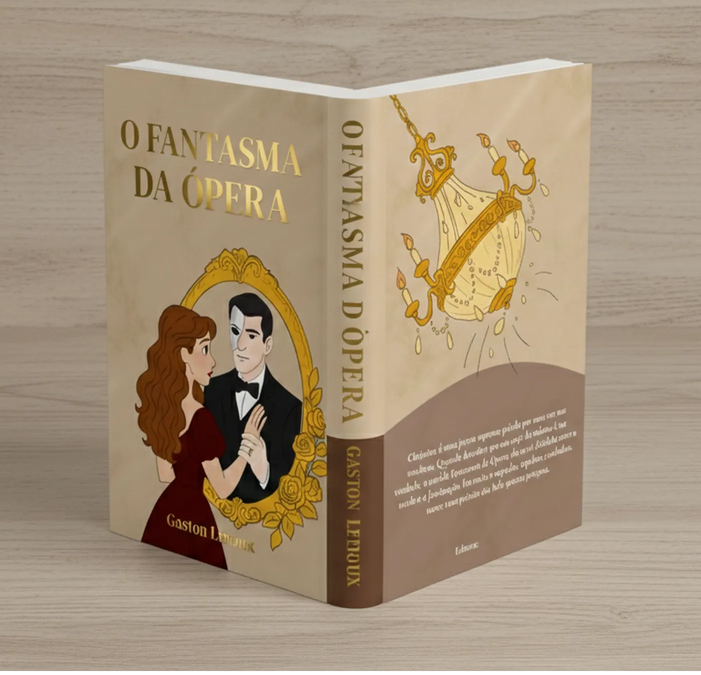 O Fantasma da Ópera: capa do livro